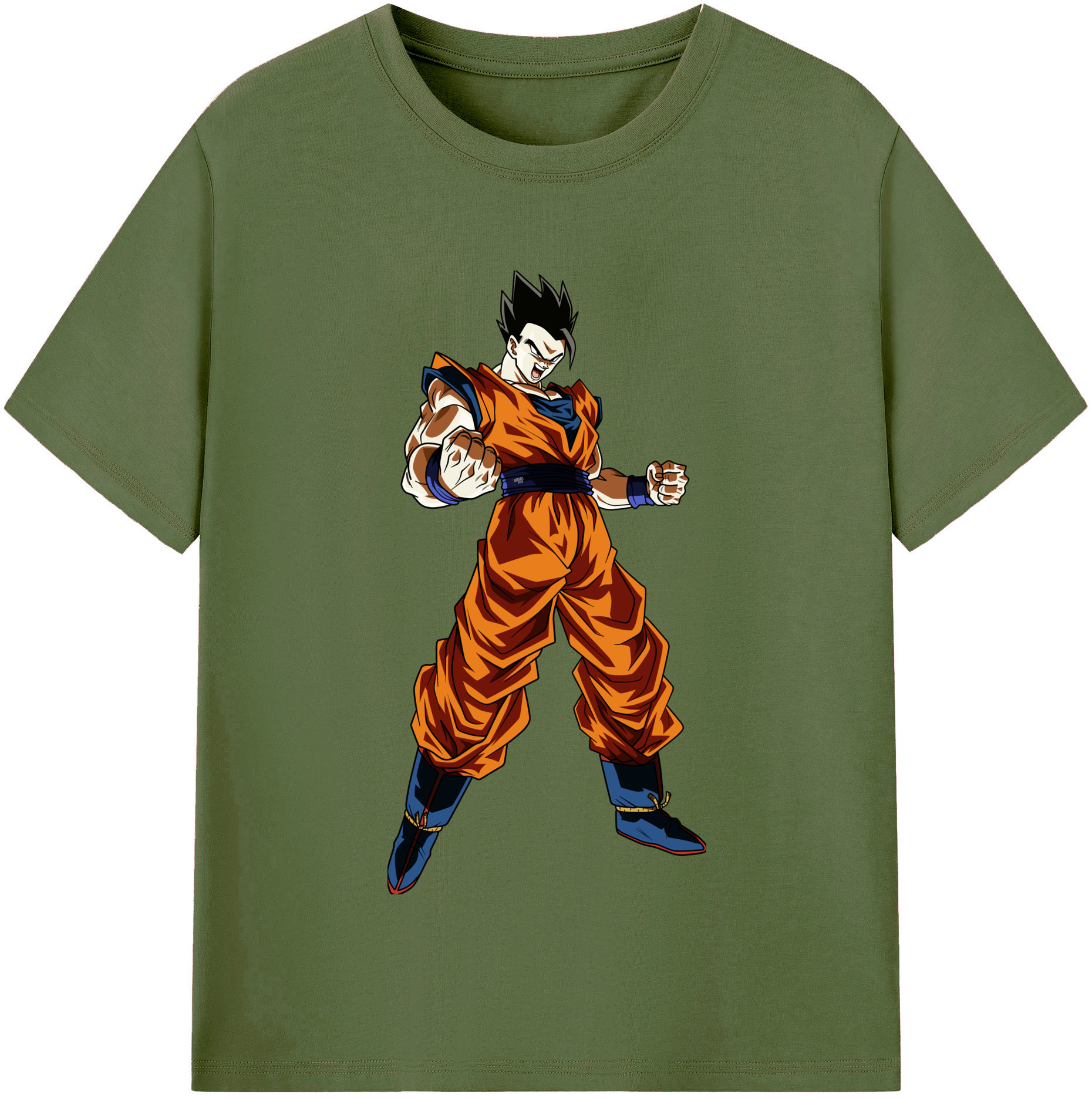（画像用） ドラゴンボール 孫 悟飯（そんごはん）DRAGON BALL Son Gohan 綿100％半袖Tシャツ（フロントプリント）